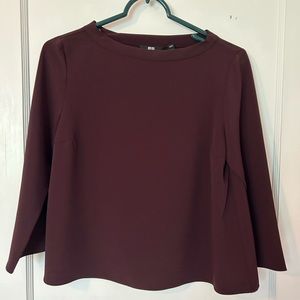 Uniqlo boatneck blouse